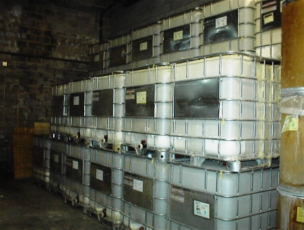 Allied foam chemical concentrate manufacturing in totes